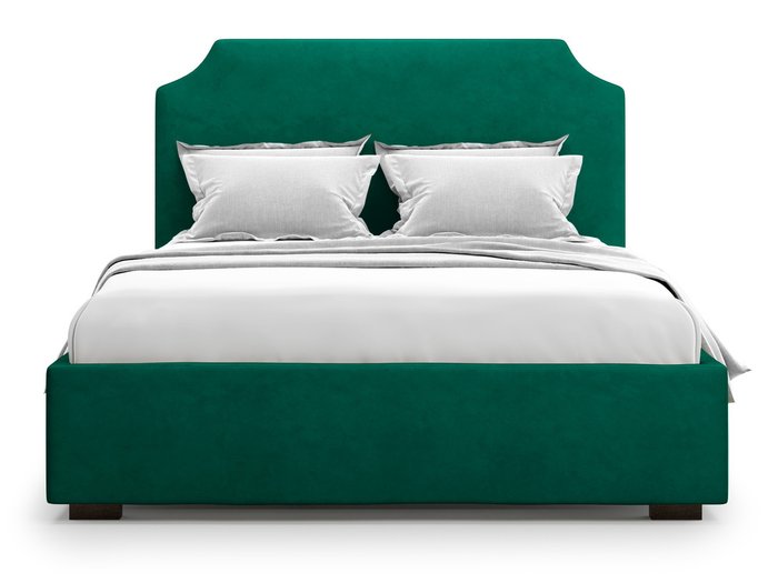 Кровать Izeo 160х200 темно-зеленого цвета с подъемным механизмом  - купить Кровати для спальни по цене 41300.0