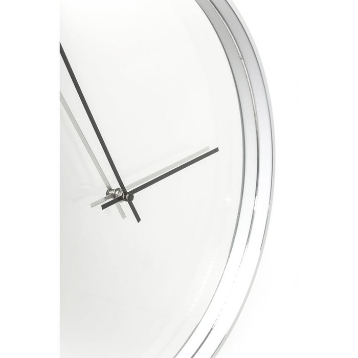 Часы настенные Timeless серебряного цвета - лучшие Часы в INMYROOM