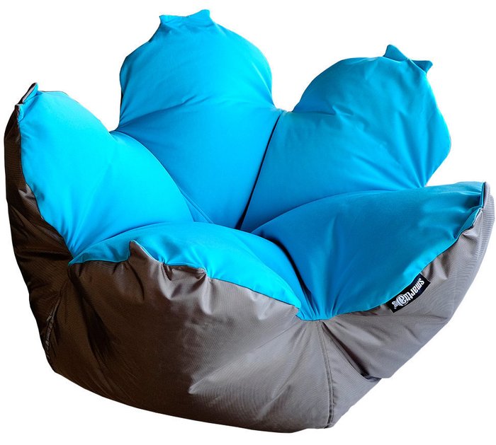 Кресло-мешок Цветок L Tempotest Turquoise