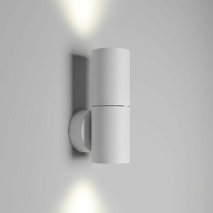 Настенный светодиодный светильник Deep белого цвета - купить Бра и настенные светильники по цене 4650.0