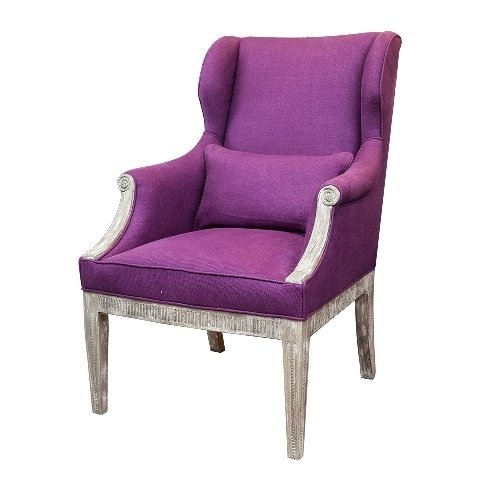 Кресло Синьора сиреневого цвета - купить Интерьерные кресла по цене 226000.0