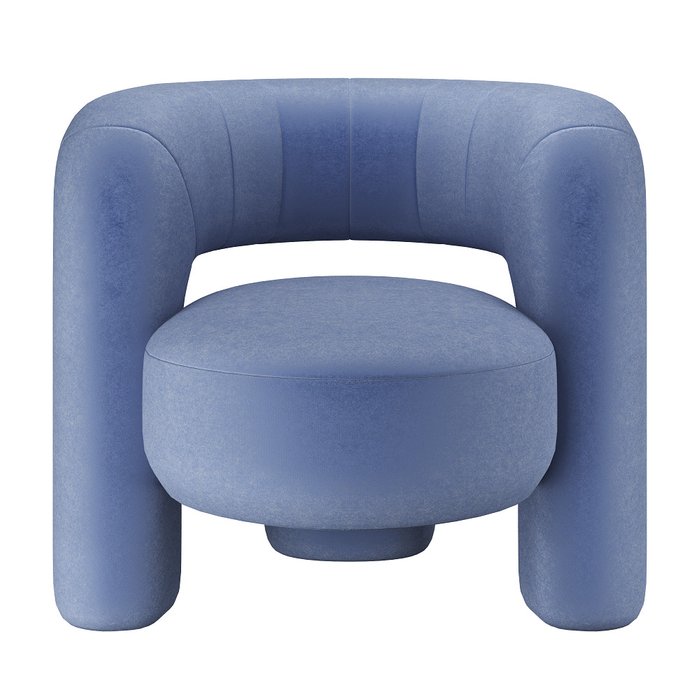 Кресло Zampa синего цвета - лучшие Интерьерные кресла в INMYROOM
