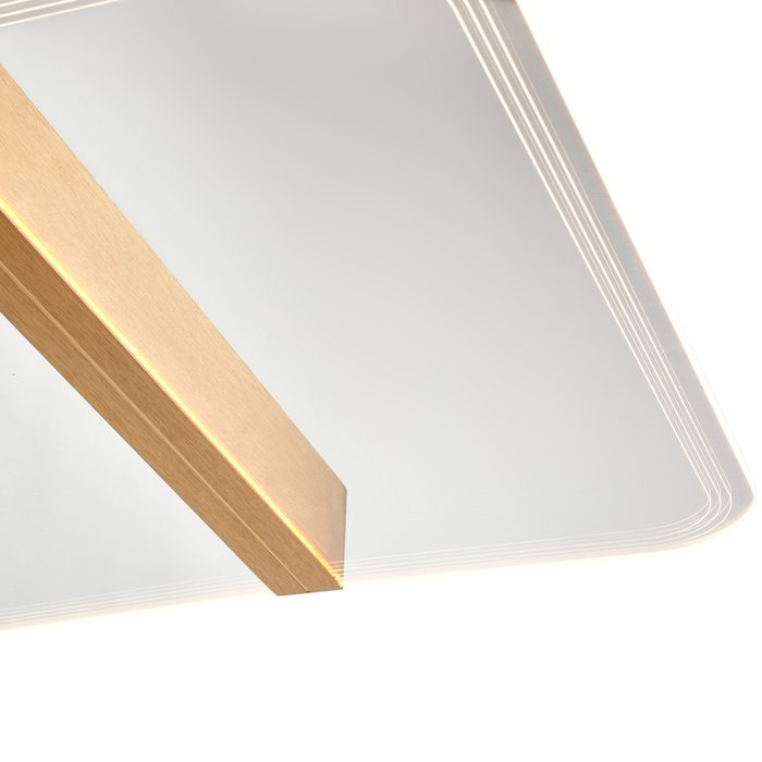 Потолочный светильник Futuro бело-золотого цвета - лучшие Потолочные светильники в INMYROOM
