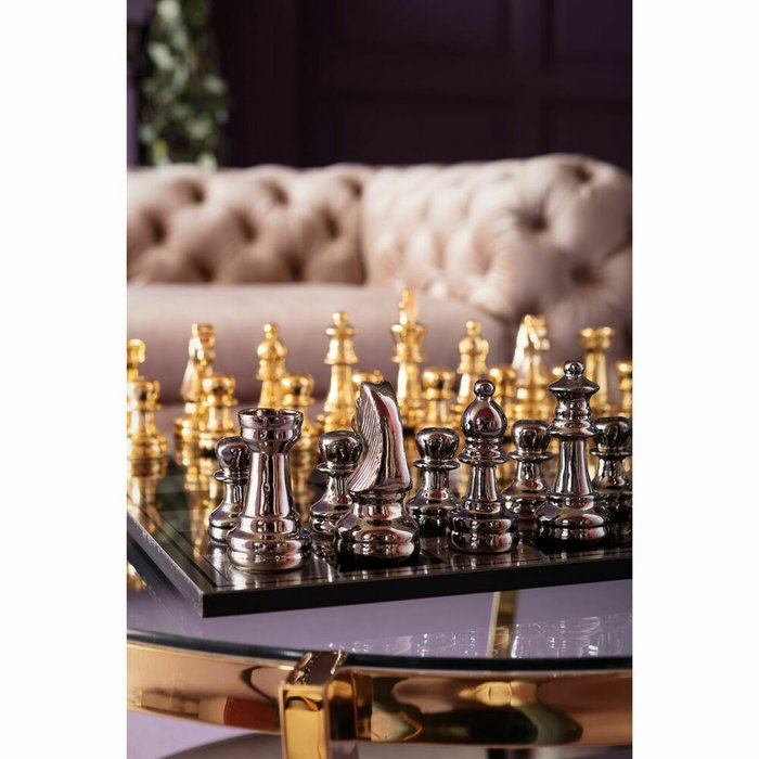 Набор шахматный Chess черно-золотого цвета - лучшие Декоративные предметы в INMYROOM