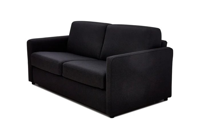 Прямой диван Нельсон темно-серого цвета - лучшие Прямые диваны в INMYROOM