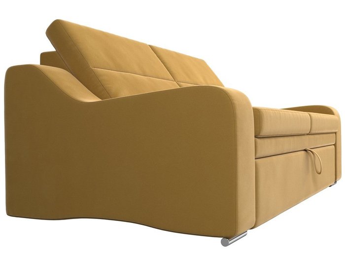 Прямой диван-кровать Медиус желтого цвета - лучшие Прямые диваны в INMYROOM