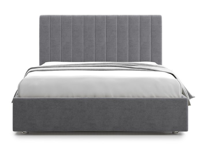 Кровать Premium Mellisa 180х200 серого цвета с подъемным механизмом - купить Кровати для спальни по цене 61000.0