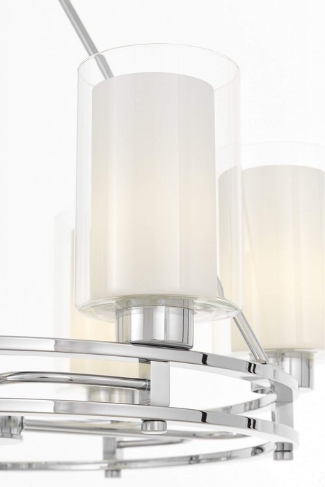 Подвесной светильник Lumina Deco LDP 8025-6 CHR+WT - купить Подвесные люстры по цене 27900.0
