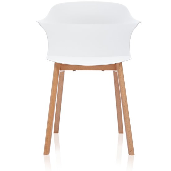 Стул-кресло Lecturer белого цвета - купить Обеденные стулья по цене 8990.0