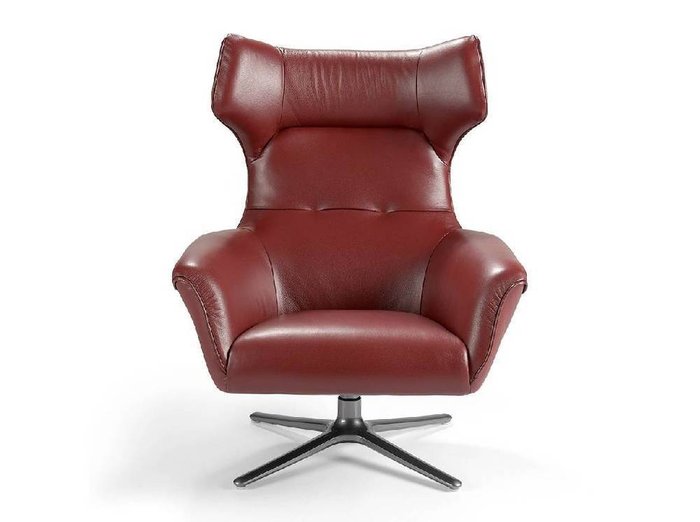 Поворотное кресло бордового цвета  - купить Интерьерные кресла по цене 119990.0