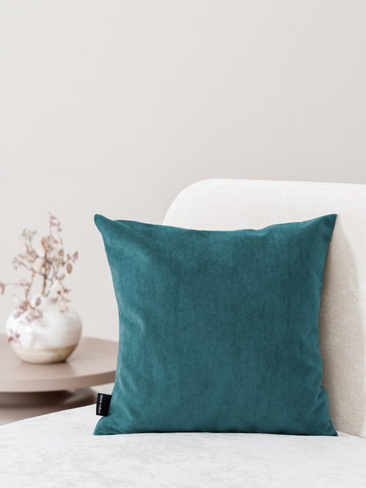 Декоративная подушка Ultra atlantic бирюзового цвета - лучшие Декоративные подушки в INMYROOM
