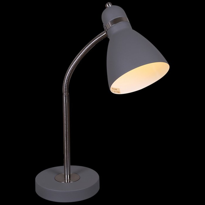 Настольная лампа 02289-0.7-01 GY (металл, цвет серый) - купить Рабочие лампы по цене 3040.0
