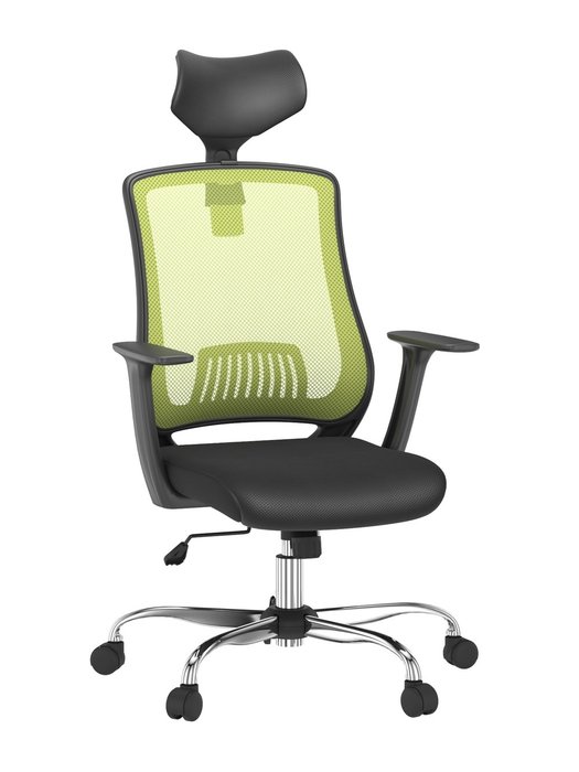 Офисное кресло Assessment black/green черно-зеленого цвета