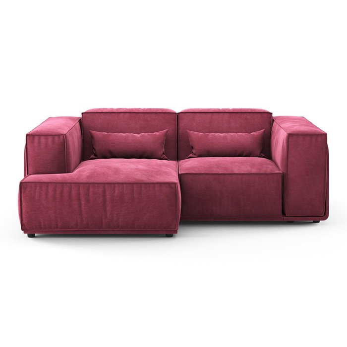 Угловой диван Vento Classic красного цвета - купить Угловые диваны по цене 123100.0