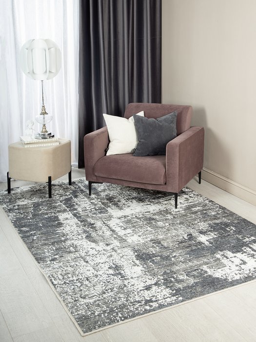 Ковер Finesse spencer 135х200 бежево-серого цвета - лучшие Ковры в INMYROOM Ковер Finesse spencer 135х200 бежево-серого цвета - лучшие Ковры в INMYROOM