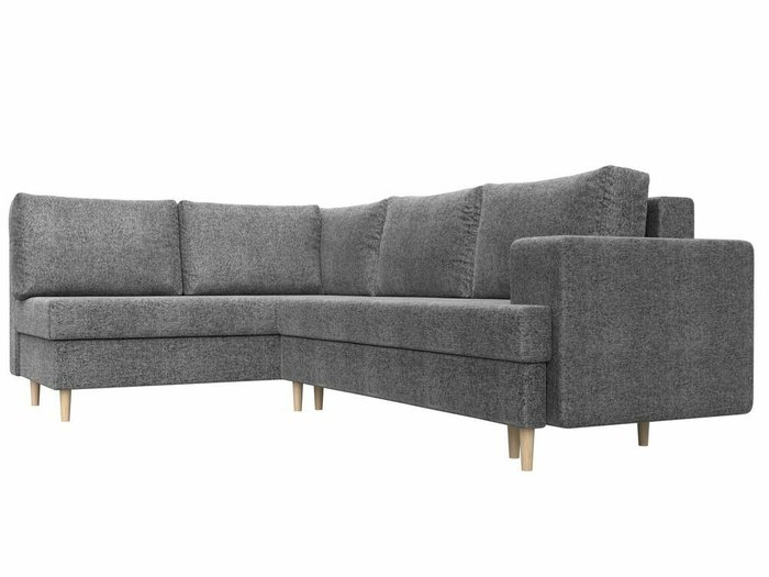 Угловой диван-кровать Сильвана серого цвета левый угол - лучшие Угловые диваны в INMYROOM