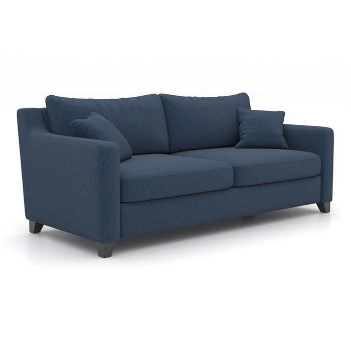 Диван Mendini MT (224 см) синего цвета - купить Прямые диваны по цене 64900.0