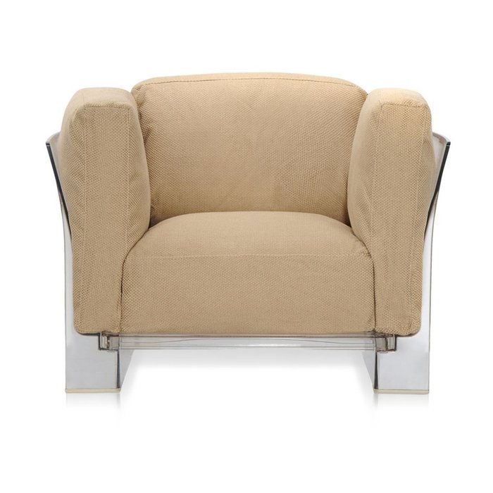 Кресло Pop Duo светло-коричневого цвета - купить Интерьерные кресла по цене 266035.0