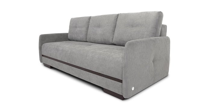 Прямой диван-кровать Марио Slim серого цвета - купить Прямые диваны по цене 65970.0