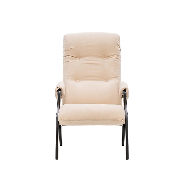 Кресло для отдыха Модель 61 с обивкой  бежевого цвета - купить Интерьерные кресла по цене 11999.0