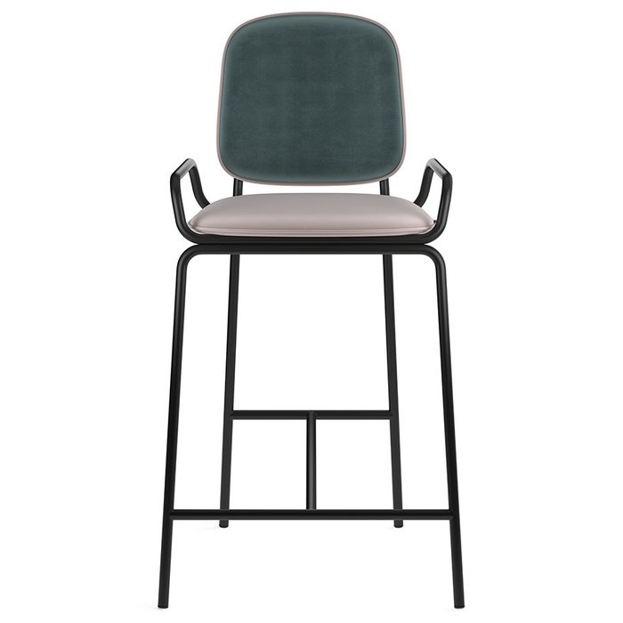 Стул полубарный Ror зелено-розового цвета - купить Барные стулья по цене 19900.0