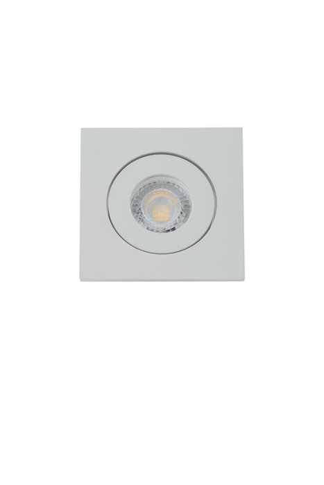 Точечный встраиваемый светильник белого цвета  - купить Встраиваемые споты по цене 1630.0