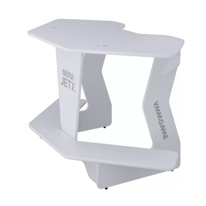 Игровой угловой компьютерный cтол Jetx mini белого цвета - купить Письменные столы по цене 14990.0