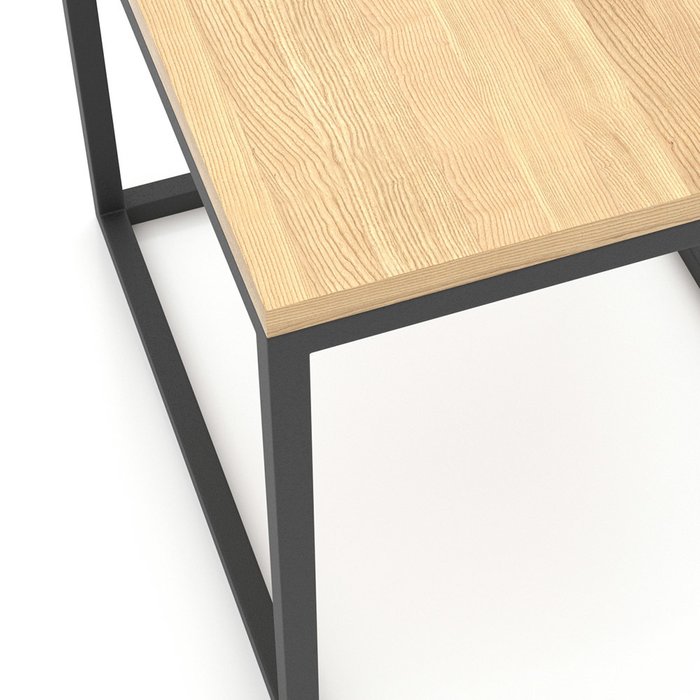 Журнальный столик Loft с черным подстольем - купить Кофейные столики по цене 8200.0