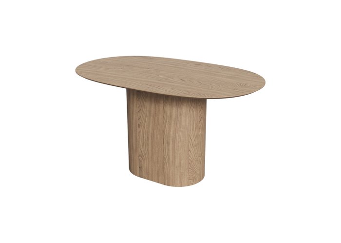Овальный обеденный стол Type 140 цвета беленый дуб - купить Обеденные столы по цене 64900.0
