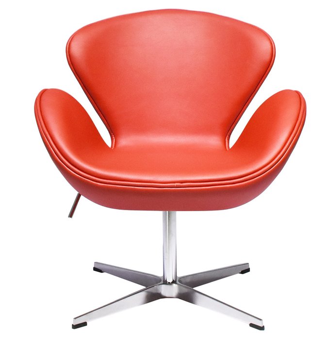 Кресло Swan Chair красного цвета - купить Офисные кресла по цене 29990.0