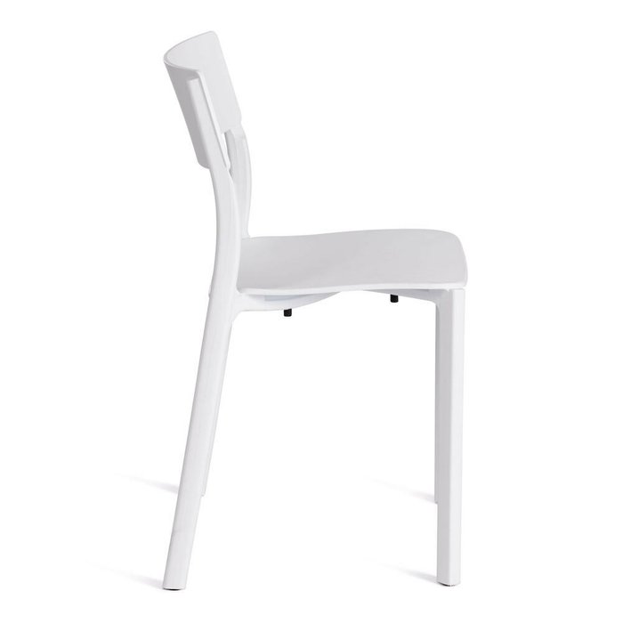 Набор из четырех стульев Lento белого цвета - лучшие Обеденные стулья в INMYROOM