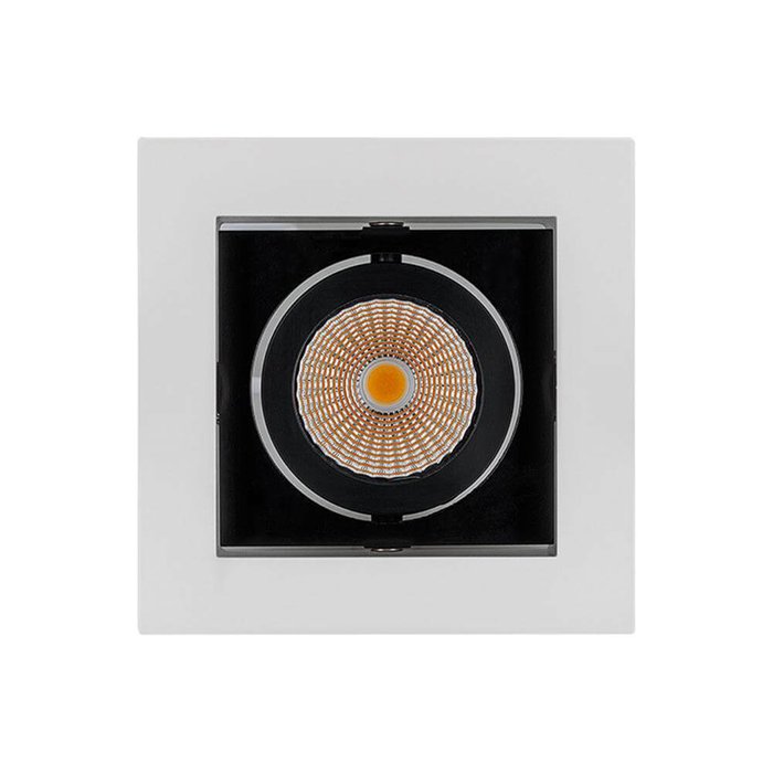 Встраиваемый светильник CL-KARDAN 024125 (металл, цвет белый) - купить Встраиваемые споты по цене 4611.0
