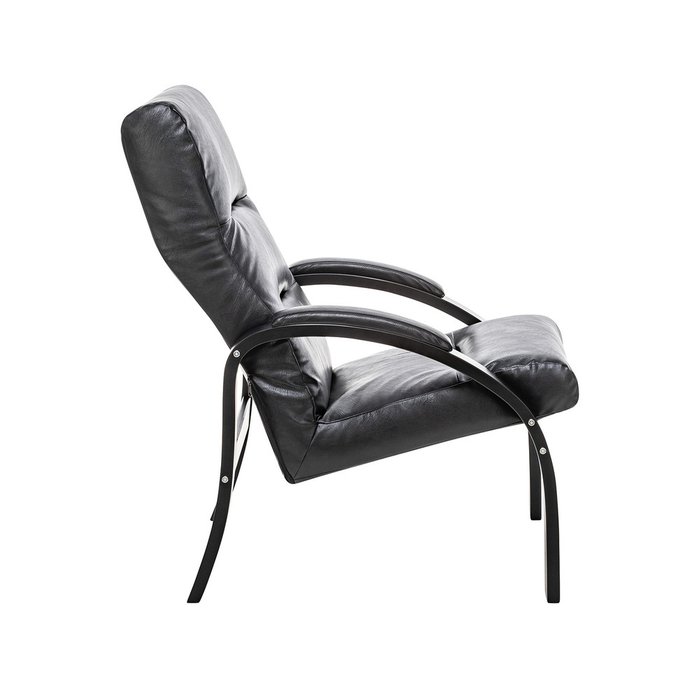 Кресло Лион чернго цвета - лучшие Интерьерные кресла в INMYROOM