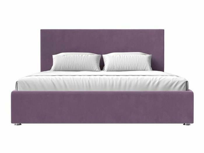 Кровать Кариба 180х200 сиреневого цвета с подъемным механизмом - купить Кровати для спальни по цене 75999.0