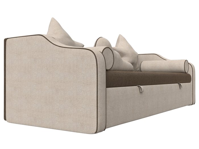 Прямой диван-кровать Рико светло-серого цвета - лучшие Прямые диваны в INMYROOM