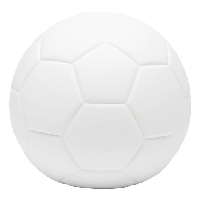 Настольная лампа Футбольный мяч белого цвета