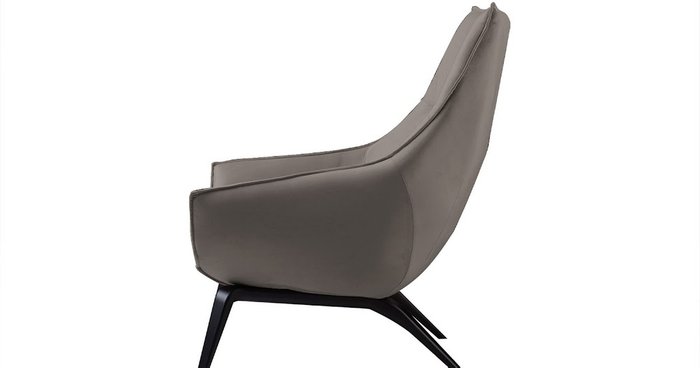 Кресло Ermes темно-серого цвета  - купить Интерьерные кресла по цене 49900.0