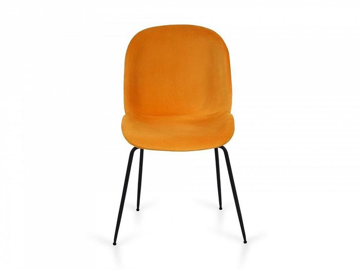 Стул Beetle желто-оранжевого цвета  - купить Обеденные стулья по цене 5900.0