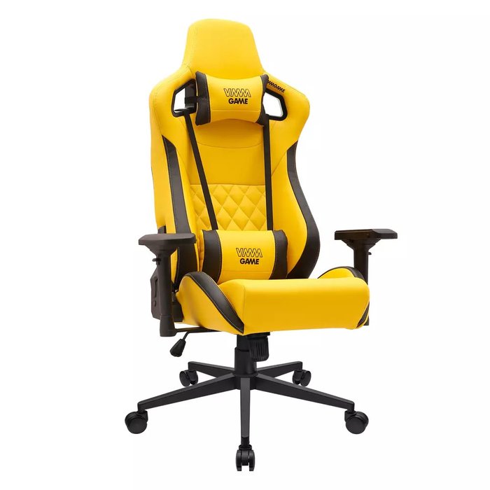 Игровое компьютерное кресло Maroon желтого цвета