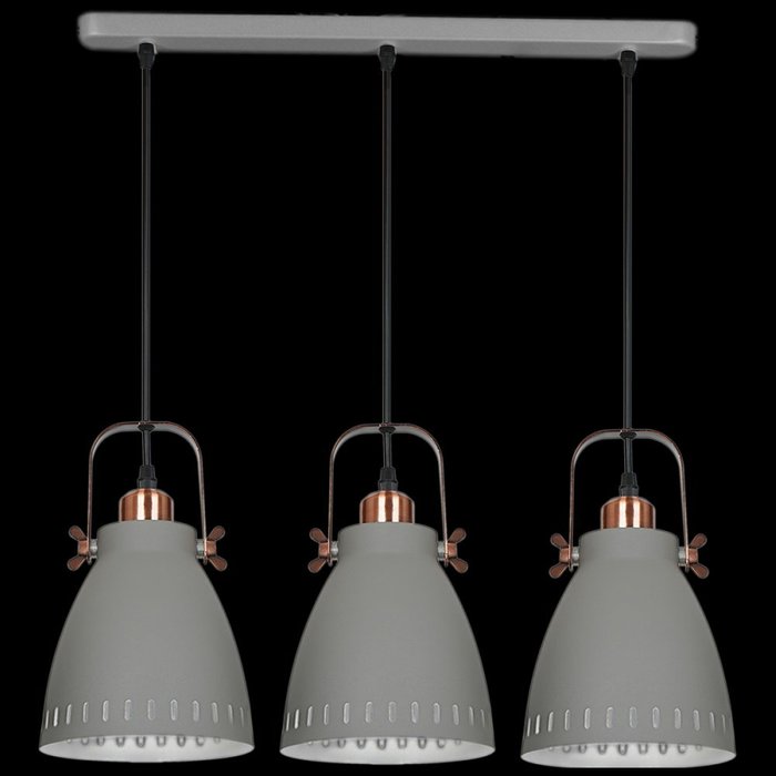 Подвесной светильник 08026-0.9-03 GY (металл, цвет серый) - купить Подвесные светильники по цене 6930.0