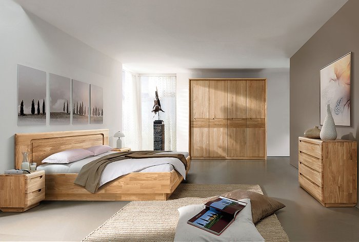 Кровать Bremen 160x200 бежевого цвета без основания - лучшие Кровати для спальни в INMYROOM