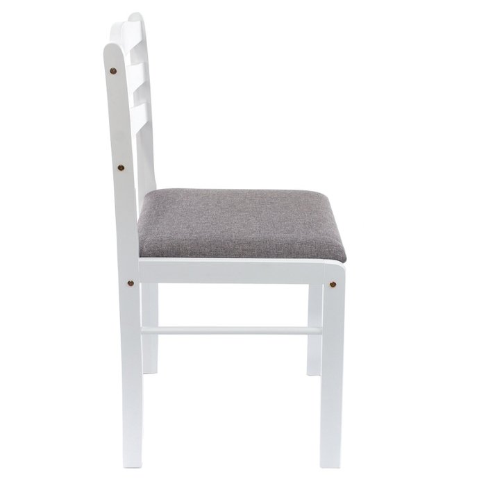 Обеденный стул Camel бело-серого цвета - купить Обеденные стулья по цене 4150.0