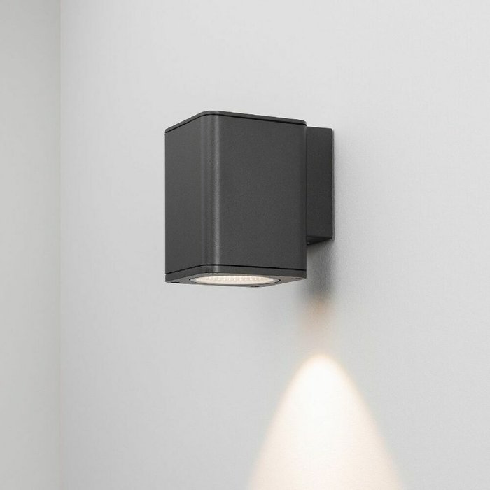 Уличный настенный светильник Arlight LGD-EVO-WALL-S100x100-12W Warm3000 (GR, 44 deg, 230V) 046193 - лучшие Настенные уличные светильники в INMYROOM