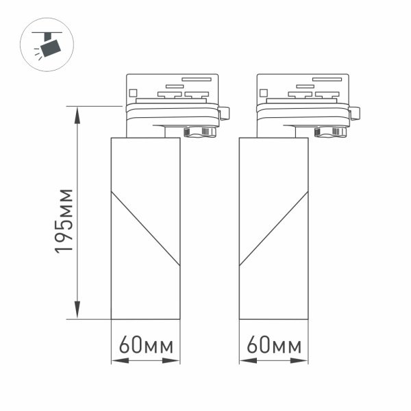 Трековый светодиодный светильник Arlight LGD-Twist-Track-4TR-S60x60-12W Day4000 026760(1) - купить Трековые светильники по цене 5531.0 Трековый светодиодный светильник Arlight LGD-Twist-Track-4TR-S60x60-12W Day4000 026760(1) - купить Трековые светильники по цене 5531.0