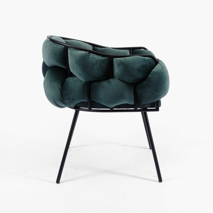 Стул Фоджа темно-зеленого цвета - лучшие Обеденные стулья в INMYROOM