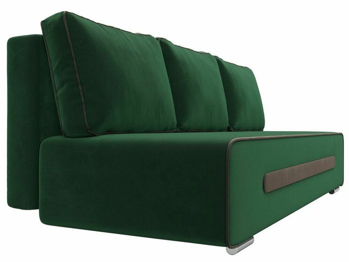 Прямой диван-кровать Приам зеленого цвета - лучшие Прямые диваны в INMYROOM