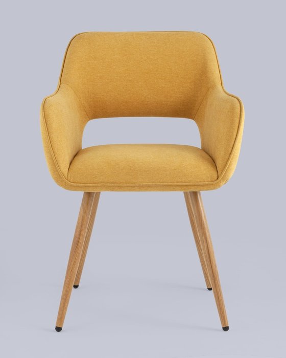 Стул Кромвель II желтого цвета - лучшие Обеденные стулья в INMYROOM