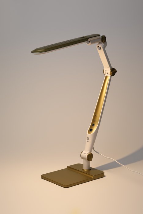 Настольная лампа NLED-497 Б0052773 (пластик, цвет золото) - лучшие Рабочие лампы в INMYROOM