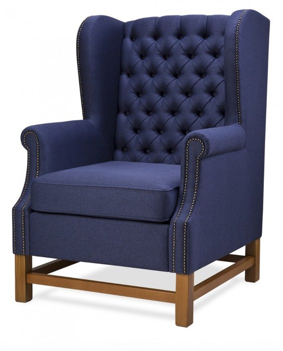 Кресло Jerome Синего цвета - купить Интерьерные кресла по цене 59000.0