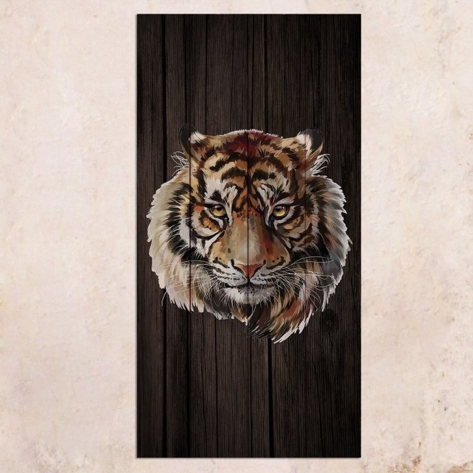 Картина на дереве Tiger